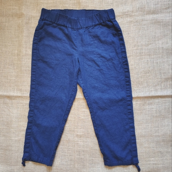 Pure Jill Linen Pants - Pure Jill Linen Crop Pants J jill